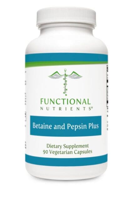 Betaine and Pepsin Plus can help digestive distress