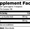 Quercetin Plus Ingredient Label